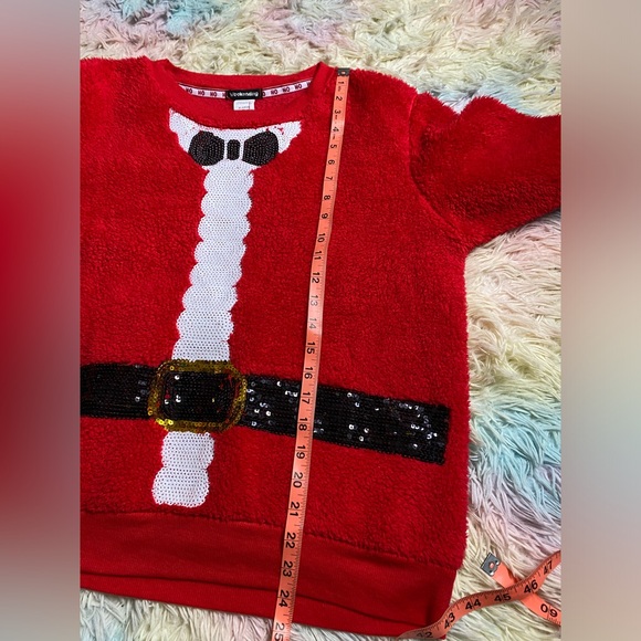 Fuzzy Santa top - Picture 7 of 8